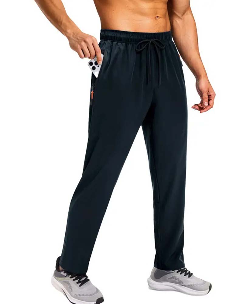 Pantalon Taille Haute Homme Décontracté