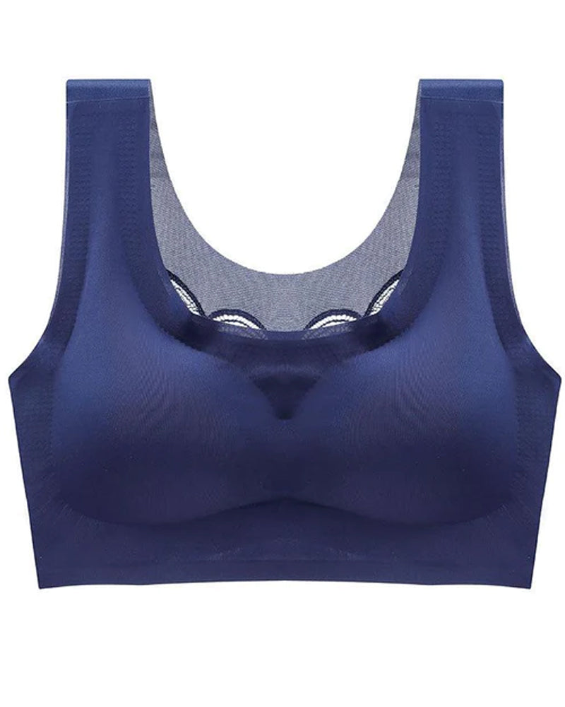 Soutien-gorge confort en soie de glace ultra-mince taille plus