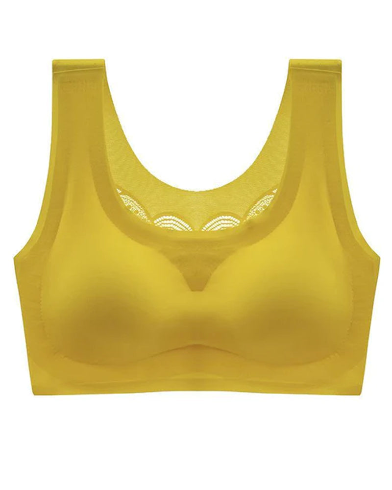 Soutien-gorge confort en soie de glace ultra-mince taille plus