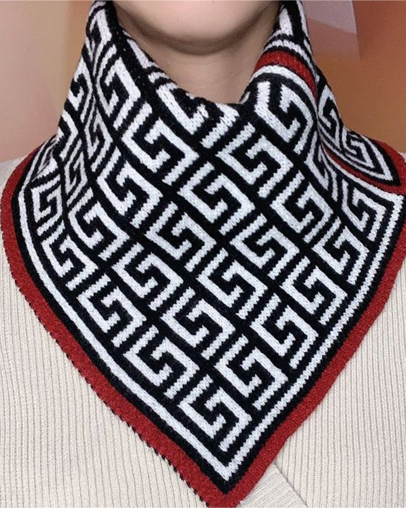 Écharpe triangulaire polyvalente à la mode
