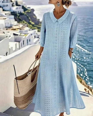 Robe Baby Doll Encolure Évidée