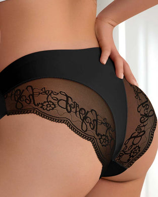 Culotte Dentelle Patchwork Sans-Couture