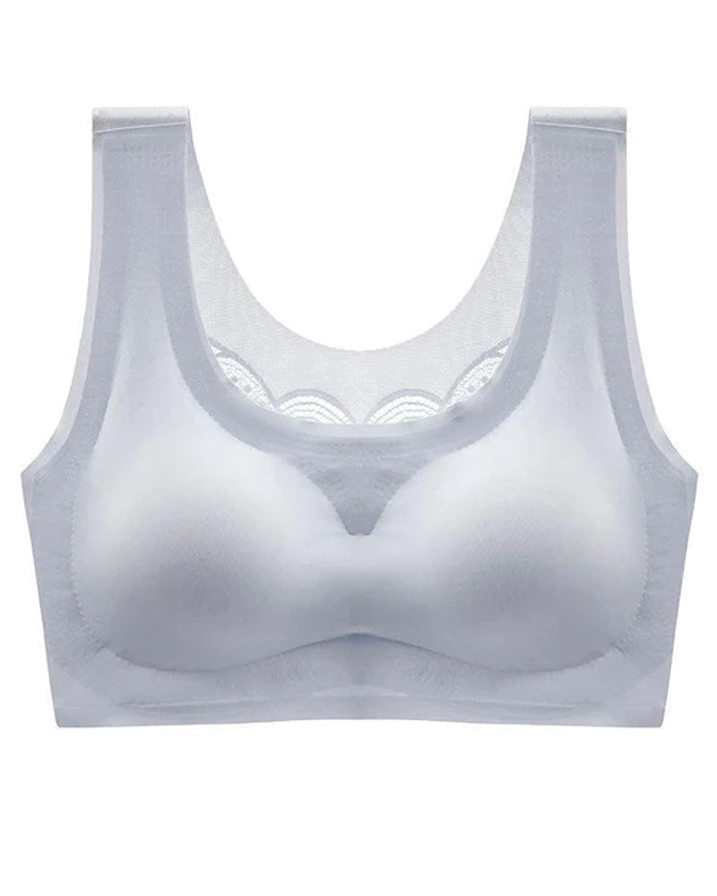Soutien-gorge confort en soie de glace ultra-mince taille plus