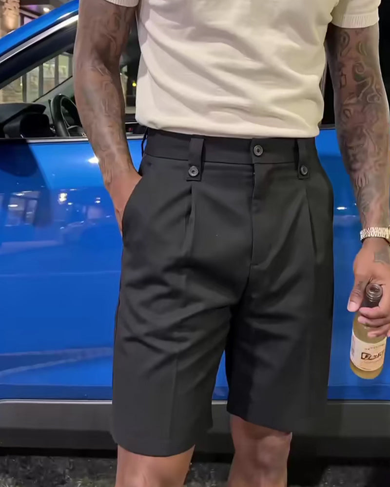 Short Décontracté Polyvalent Homme Costume