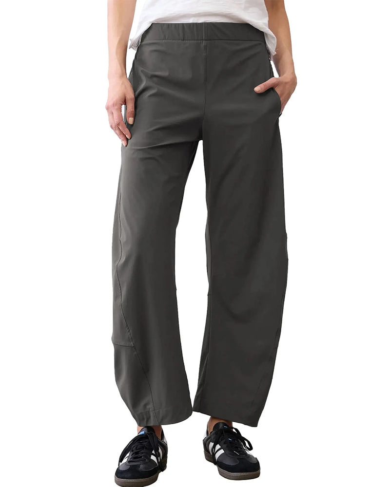 Pantalon Solid Couleur Poche Suspendue Raccourci