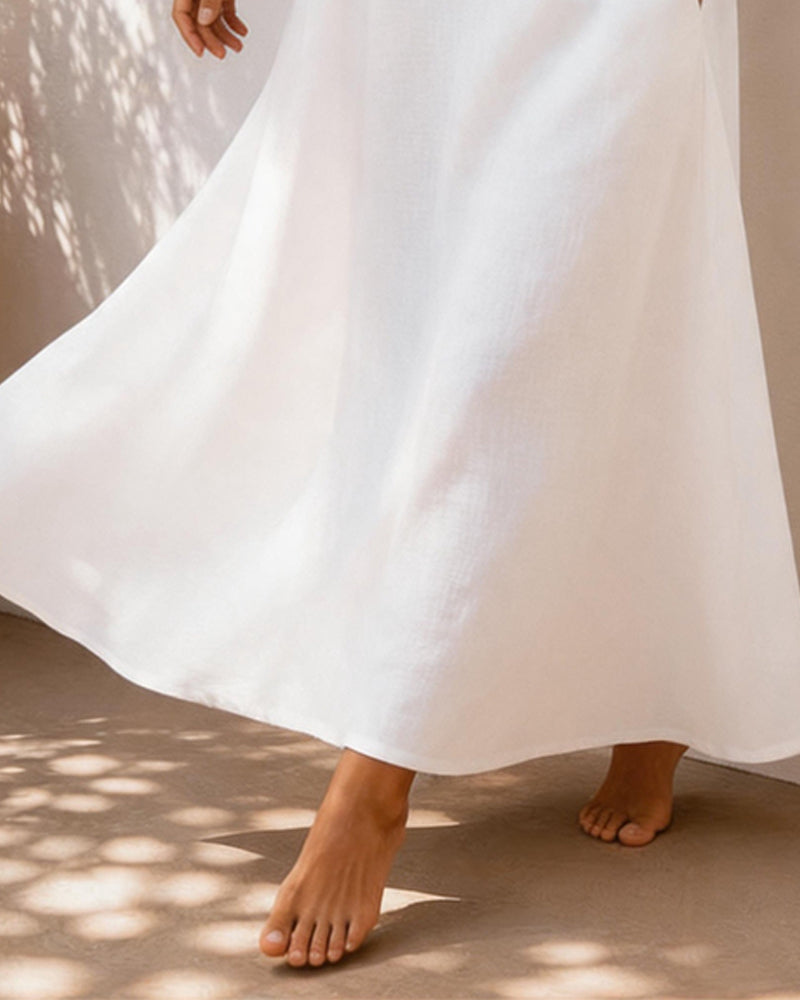 Robe Une Épaule Twist Nœud