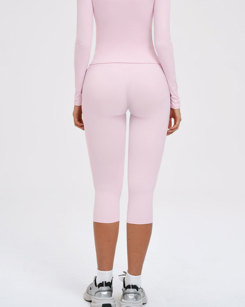 Leggings Yoga Taille Haute Mi-Longue