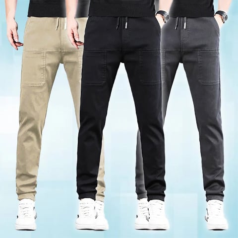 Pantalon Stretch Élevé Multi-Poche Durable Cargo
