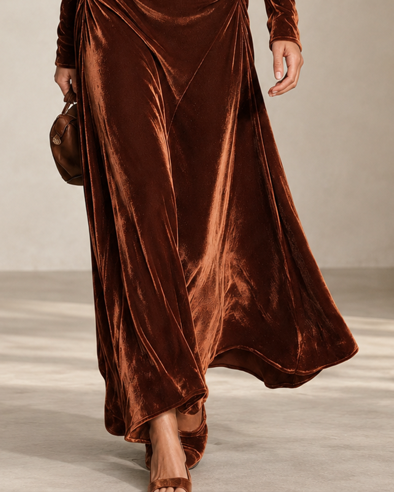 Robe Mode Bretelles Spaghetti Épaules Nues Longue