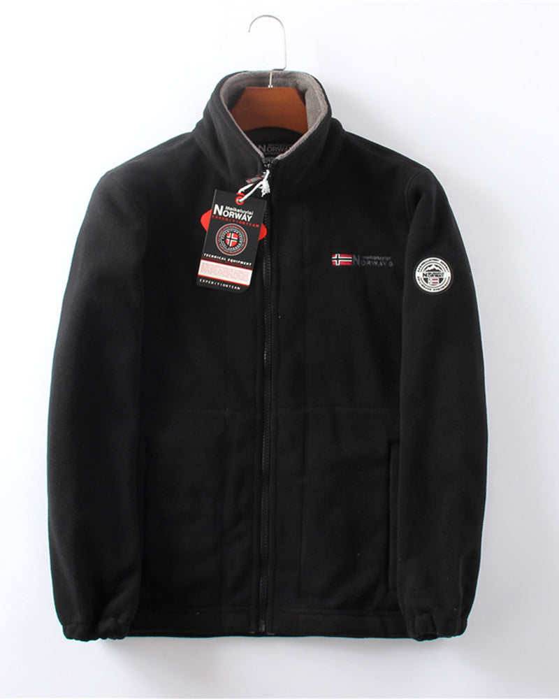 Veste Homme Double Couche Fleece & 50% DE RÉDUCTION