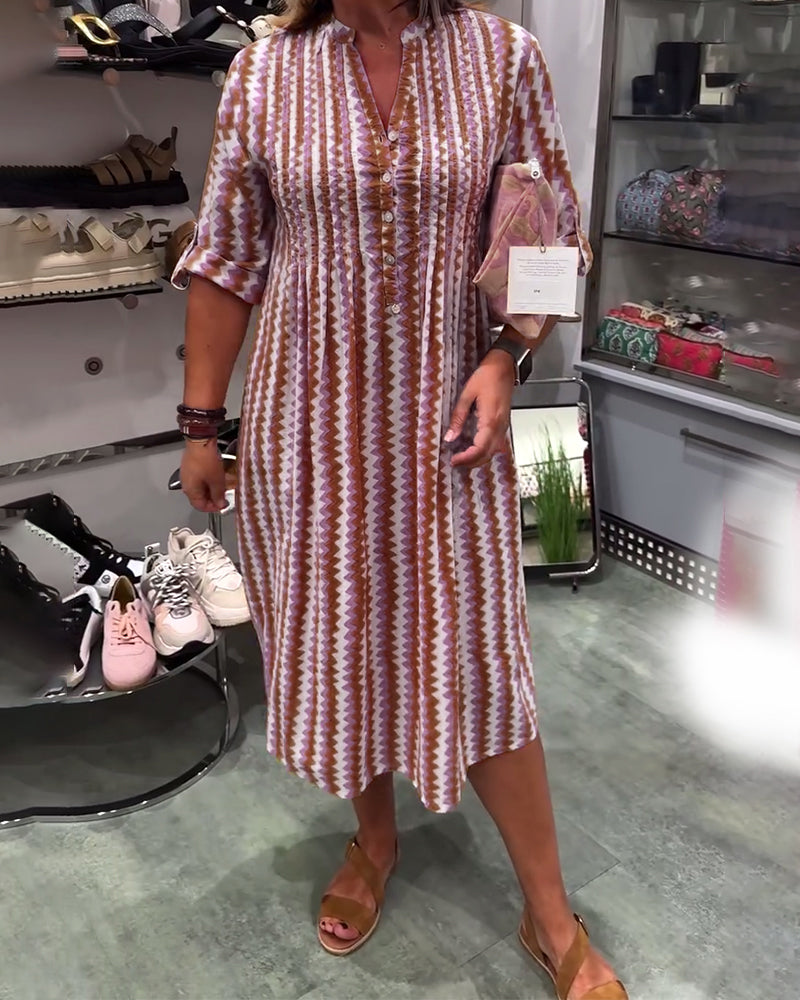 Obe À Imprimé Vagues