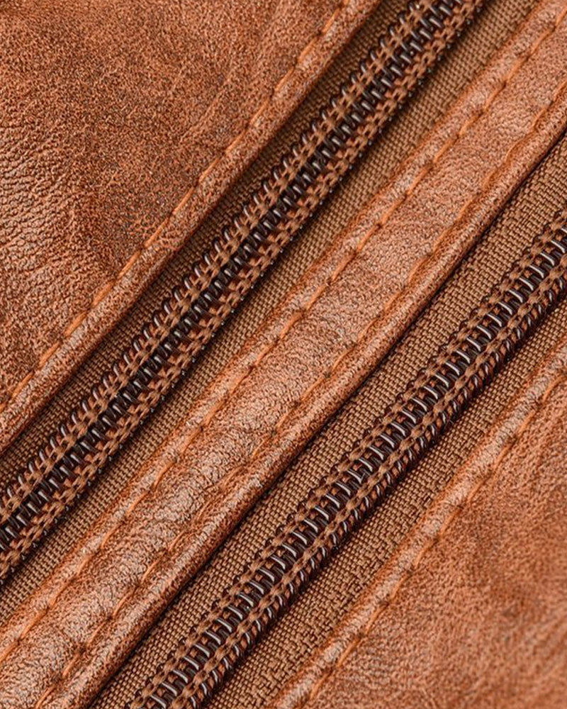 Sac à main messenger en cuir souple vintage