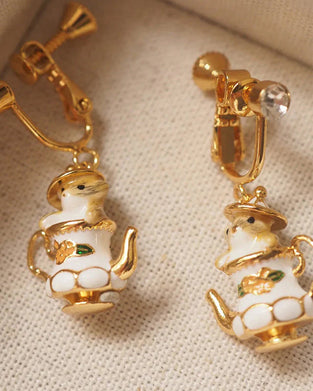 Parure de bijoux Souris dans ma théière