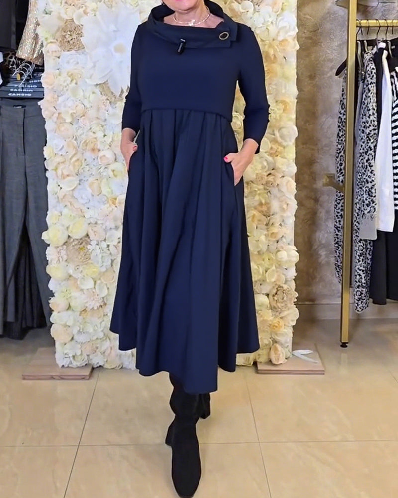 Robe Tendance Street Uni A-Ligne