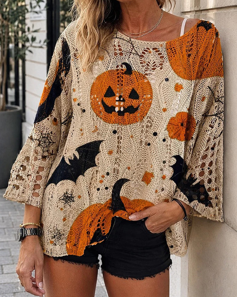 Pullover Col Rond Découpé