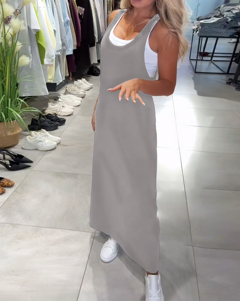 Robe Minceur Bretelles Décontracté