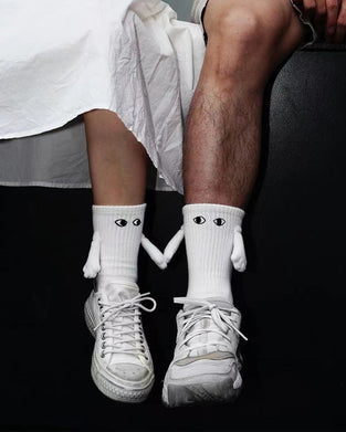 Chaussettes Magnétiques à Mains Jointes