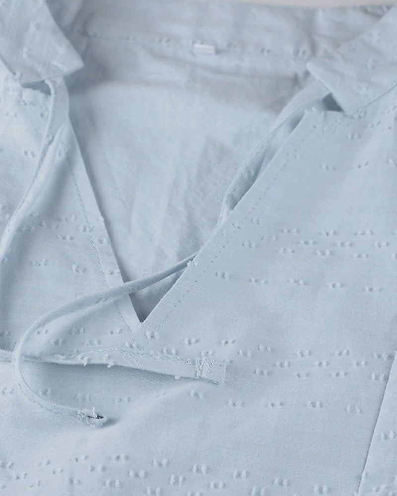 Robe de villégiature en uni avec poche