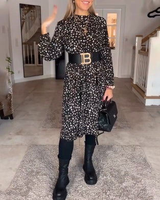 Robe vintage en imprimé