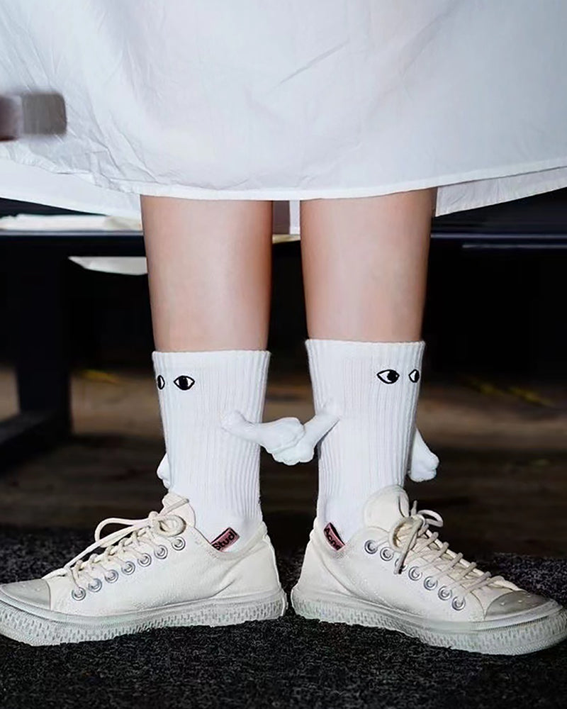Chaussettes Magnétiques à Mains Jointes