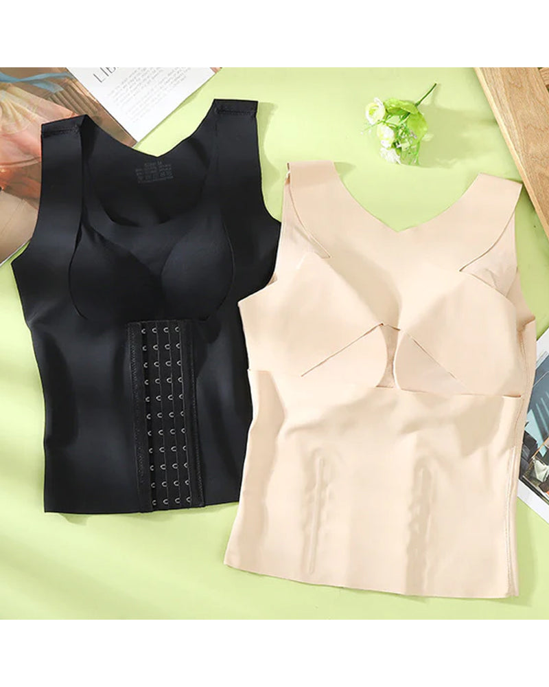 Soutien-gorge boutonné à la taille 2 en 1