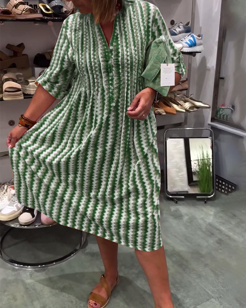 Obe À Imprimé Vagues