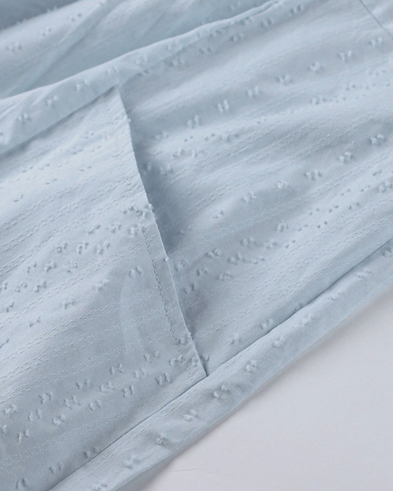 Robe de villégiature en uni avec poche