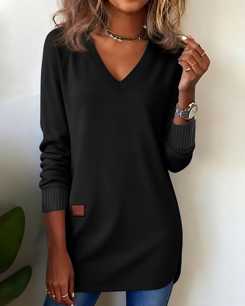 Sweat Tendance À Col En V