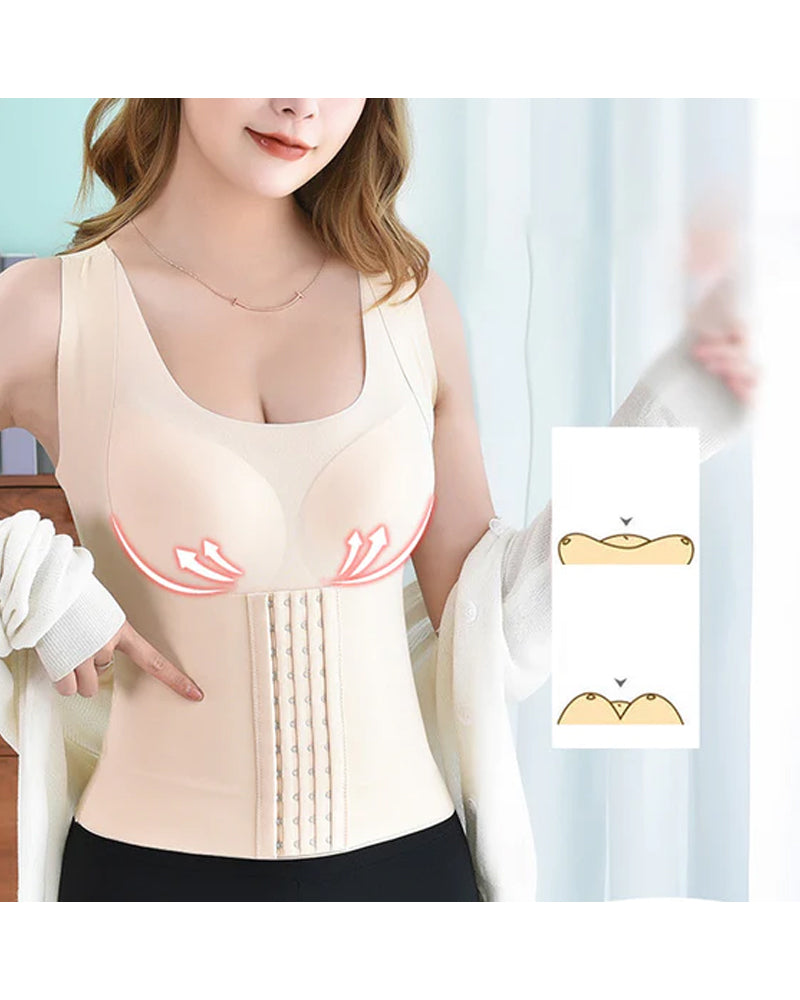 Soutien-gorge boutonné à la taille 2 en 1