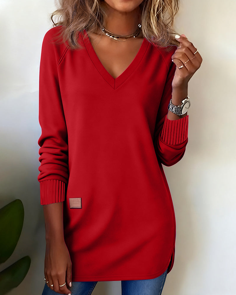 Sweat Tendance À Col En V