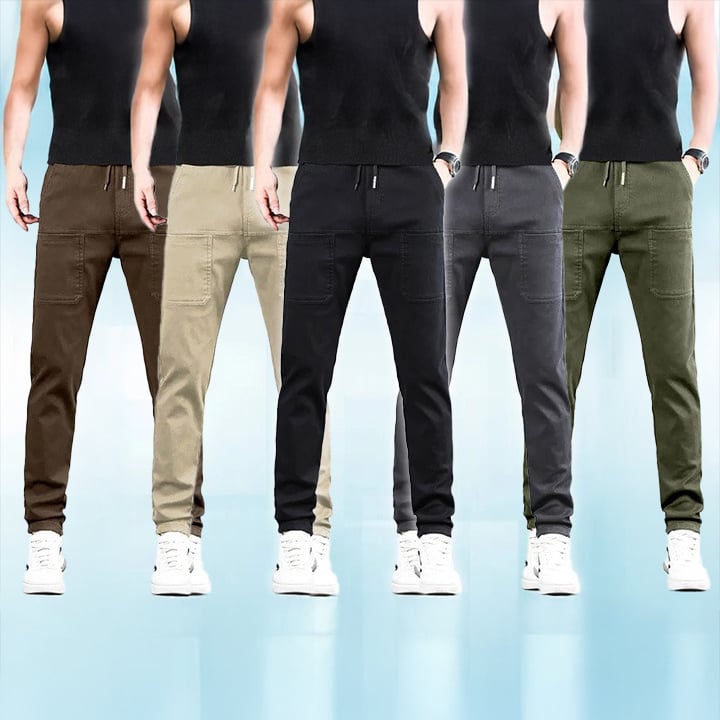 Pantalon Stretch Élevé Multi-Poche Durable Cargo