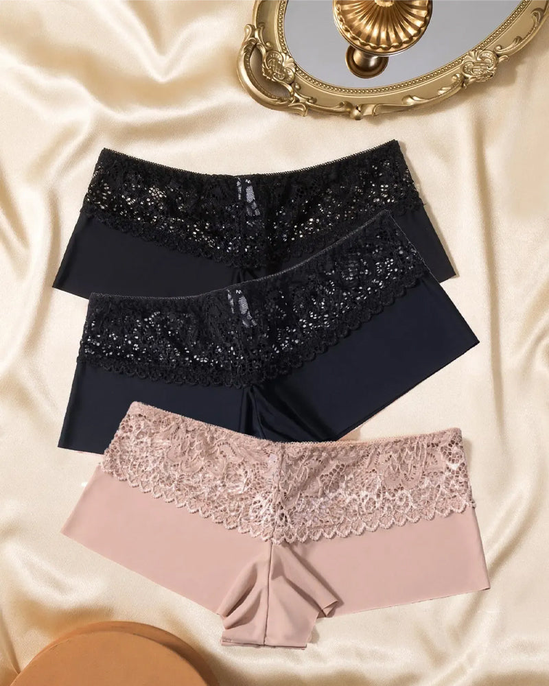 Lingerie Respirant Découpé Boxer Femme