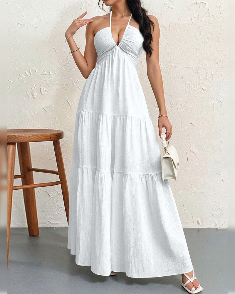 Robe Mode Unie Halter