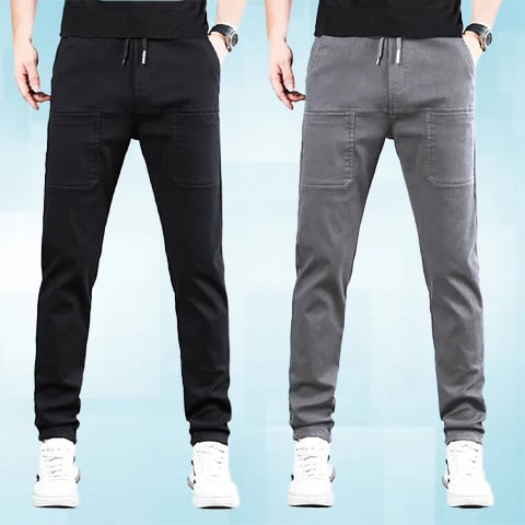 Pantalon Stretch Élevé Multi-Poche Durable Cargo