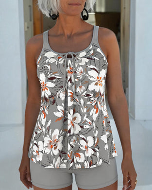 Tankini Grand Floral Cravate