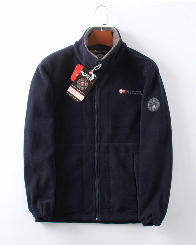 Veste Homme Double Couche Fleece & 50% DE RÉDUCTION