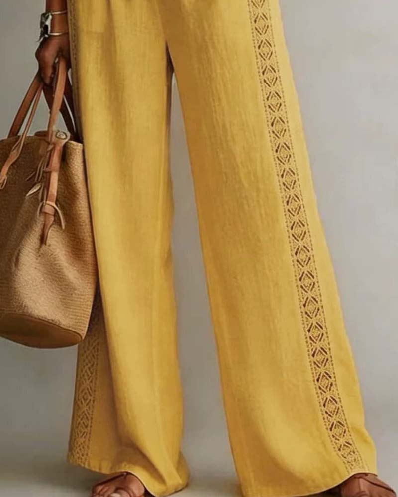 Ensemble Deux Pièces Évidé Halter