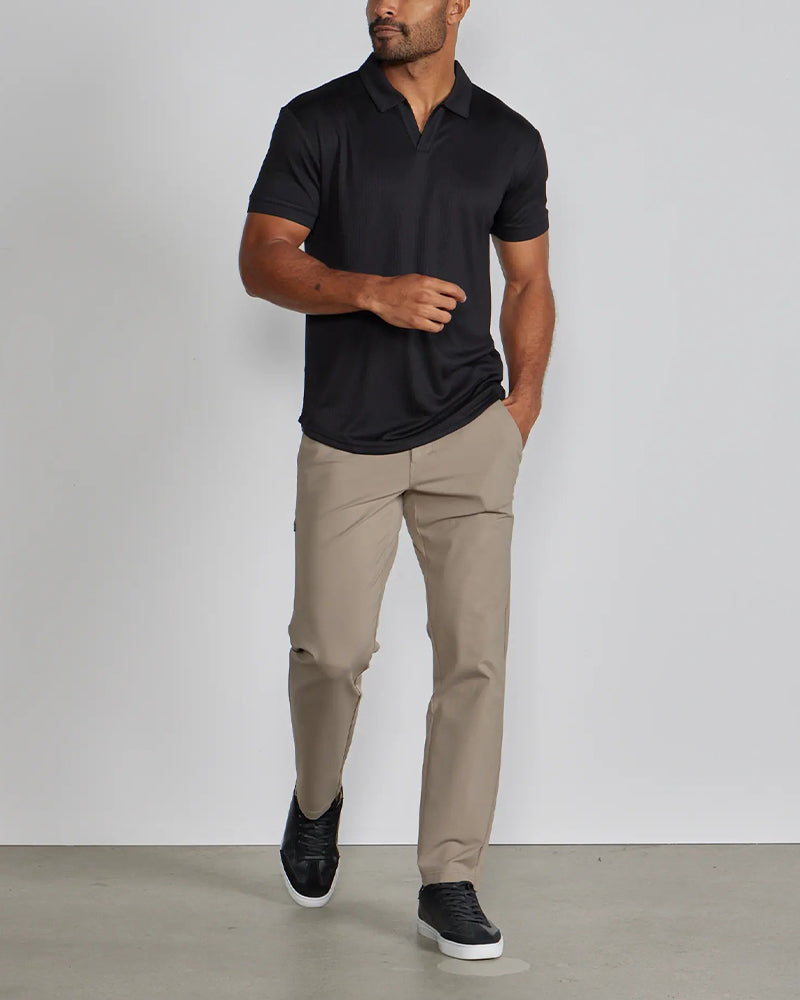 T-Shirt Col Polo Manche Courte Homme