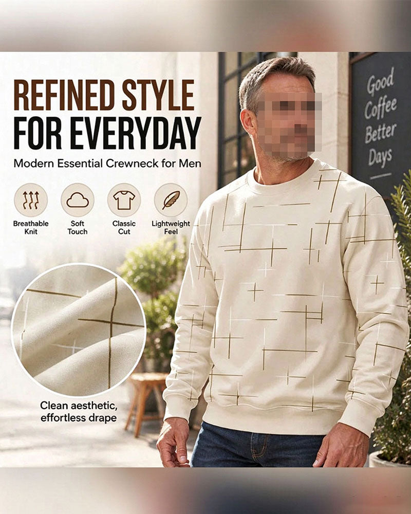 Sweat Homme Décontracté Ligne