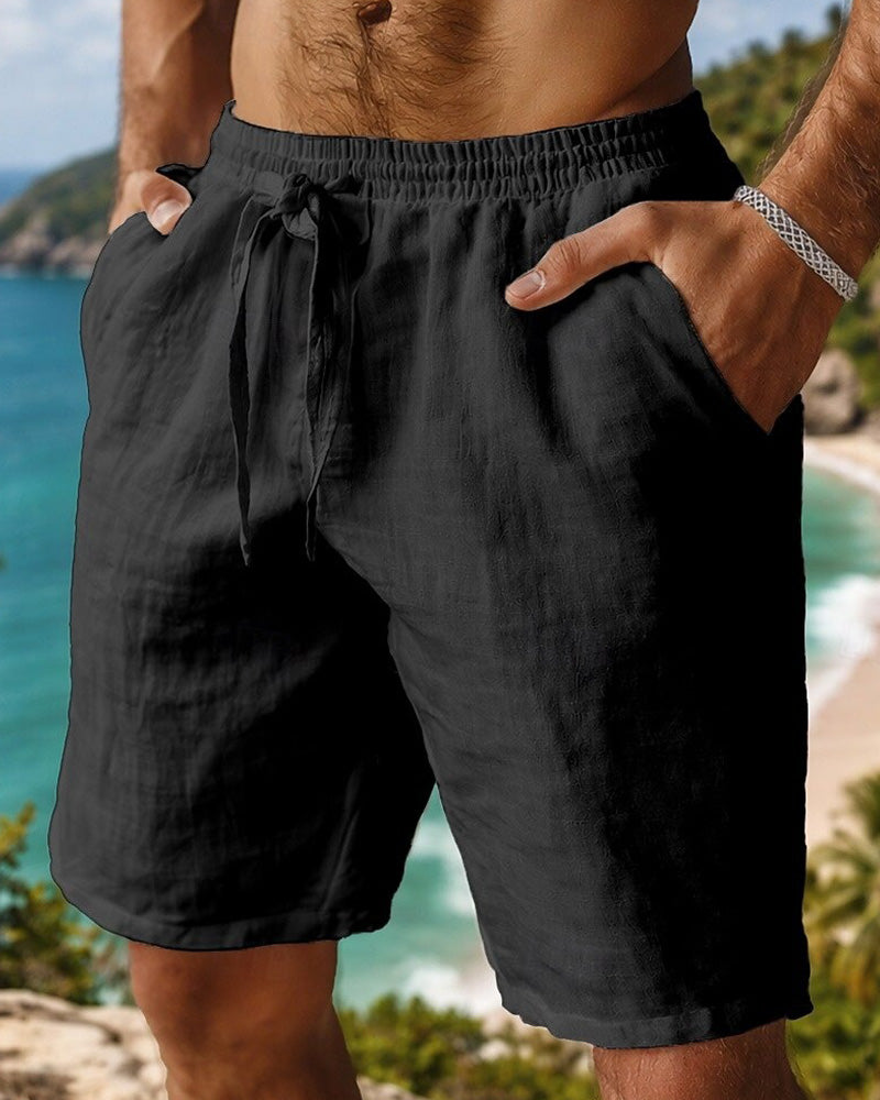 Shorts Pur Coton Plage Cinq Points Décontracté