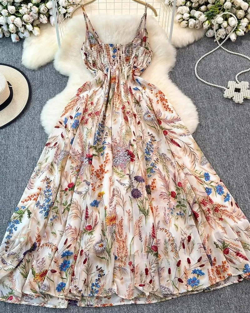 Robe Décontractée Camisole Maxi
