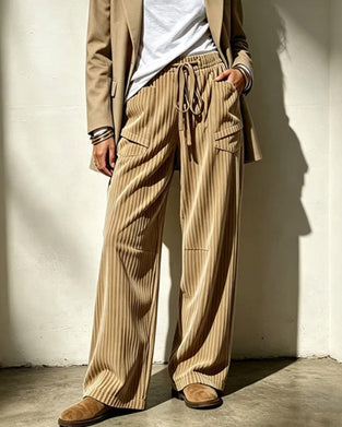Pantalon Poche Cordon Long