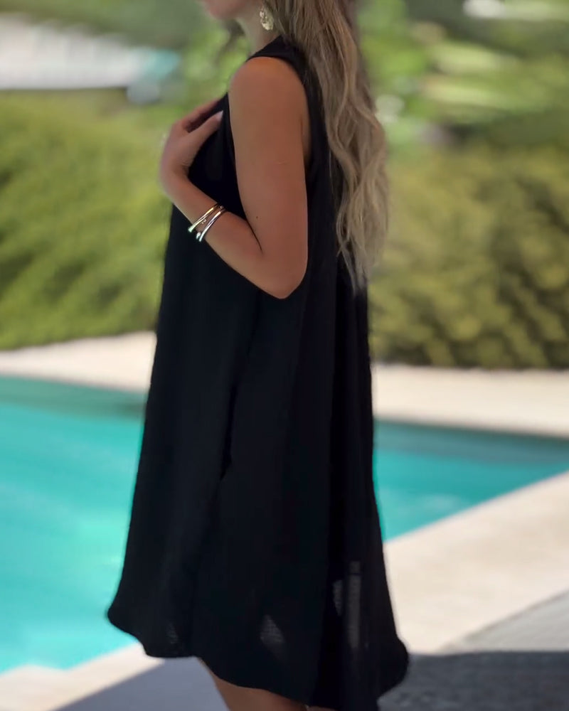 Robe Sans Manches Décontractée