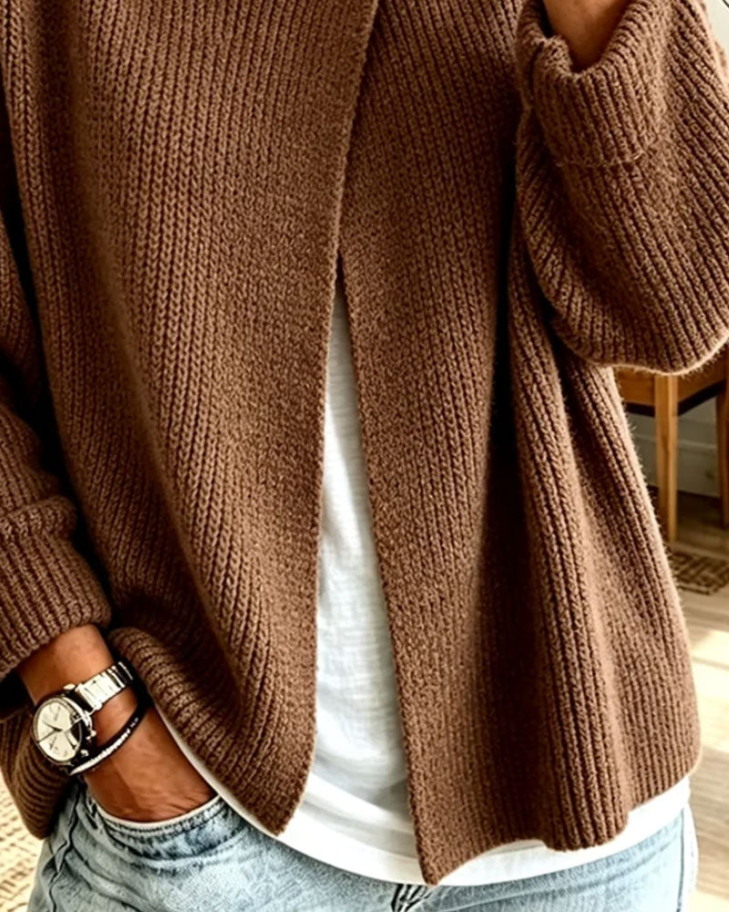 Gilet Uni Manches Longues