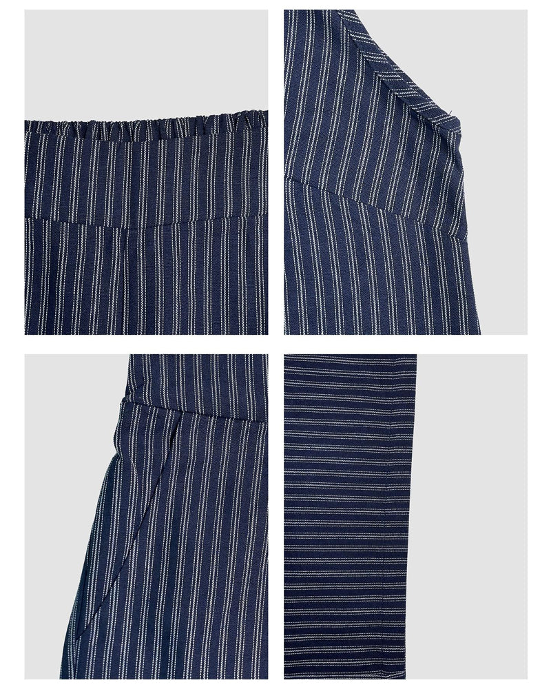 Ensemble Camisole Rayonnant Large Jambe Pantalon