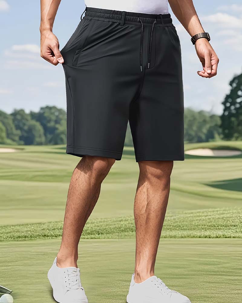 Shorts Taille Élastique Cordon Homme