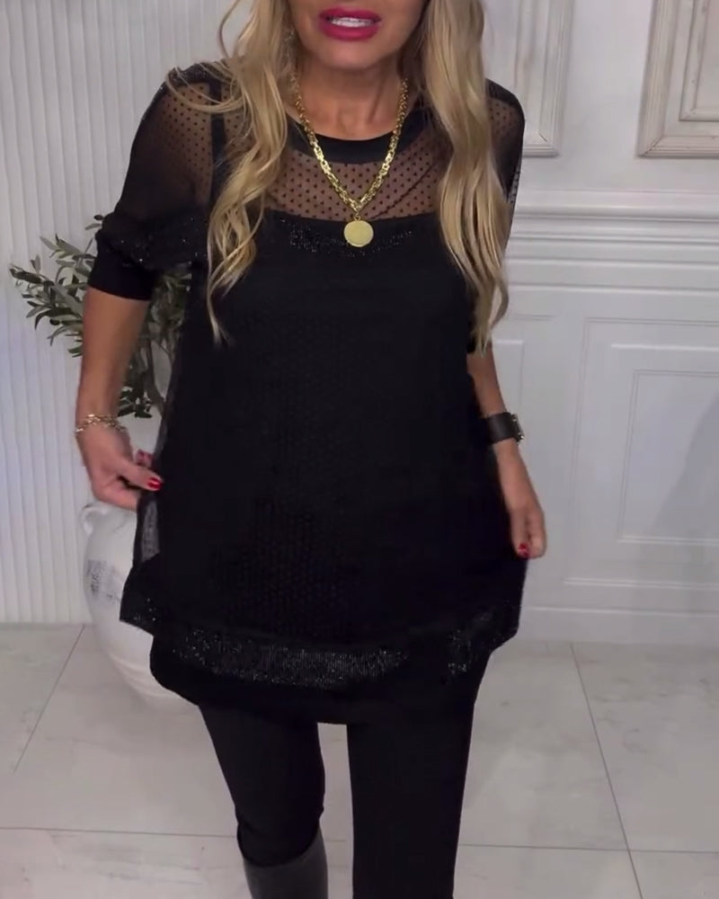 Blouse Maille Manche Longue