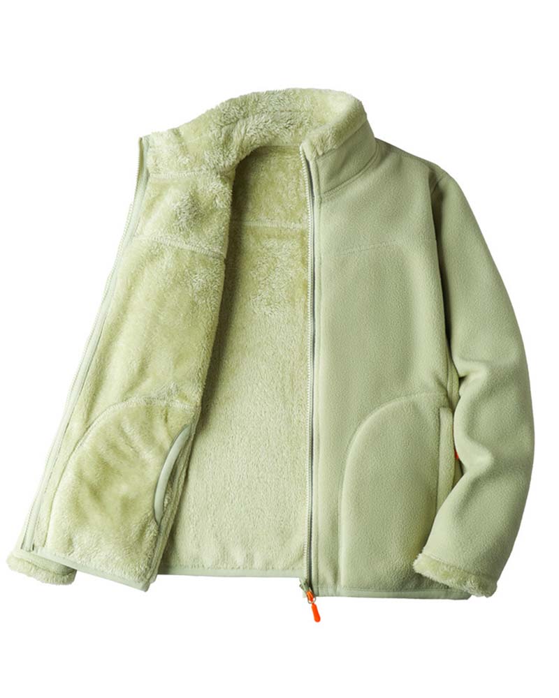 Veste Unie Manche Longue Décontractée