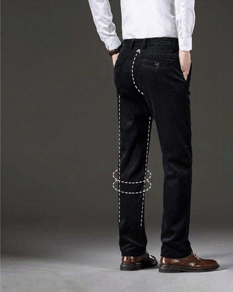 Pantalon Jambe Droite Homme Décontracté