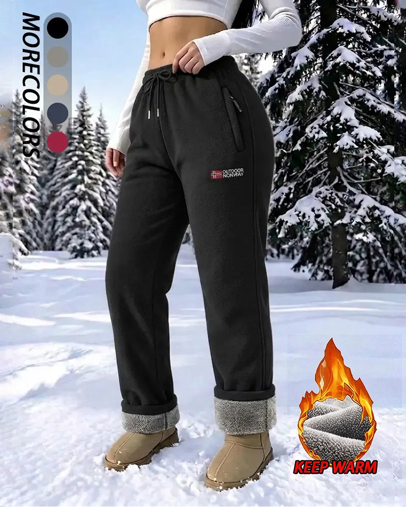 Pantalon Chaud Polaire Poche